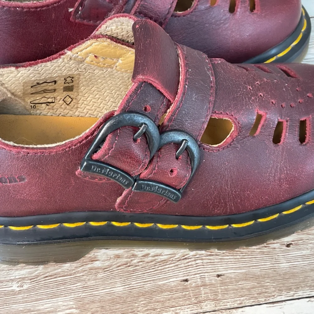 SALE‼️DR MARTENS KIDS COLLECTION OXFORDS CLASSIC MARY JANE 2 BUCKLE STRAP 13 EUC